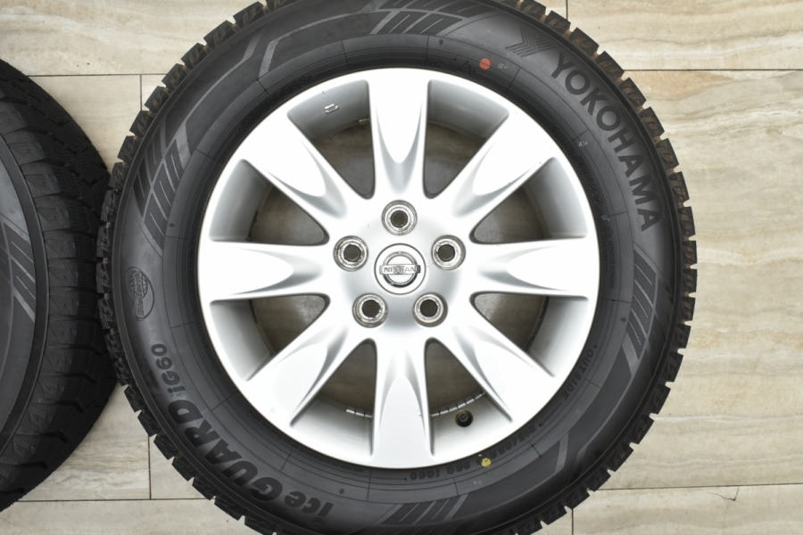 イボ付 バリ溝】ニッサン E51 エルグランド 純正 16in 6.5J +45 2020年 
