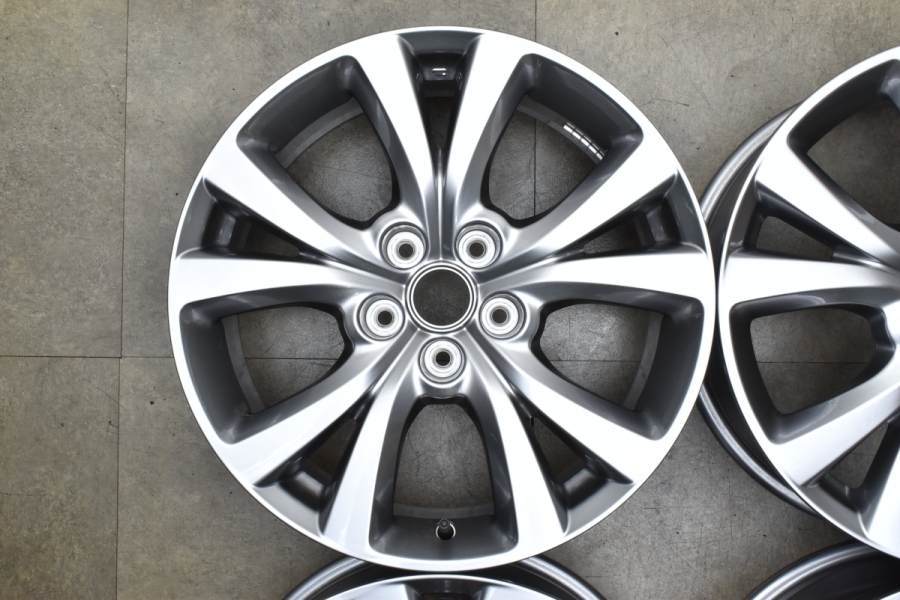 美品】マツダ CX-30 純正 18in 7J +45 PCD114.3 4本セット 