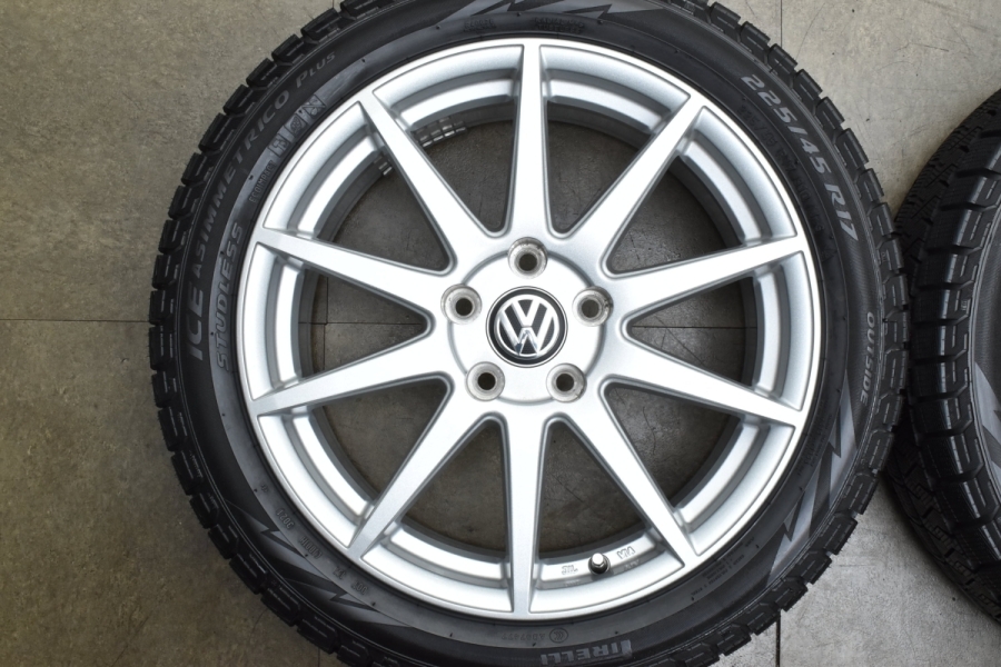 2021年製 バリ溝】BIASSO 17in 7J +50 PCD112 ピレリ アイス