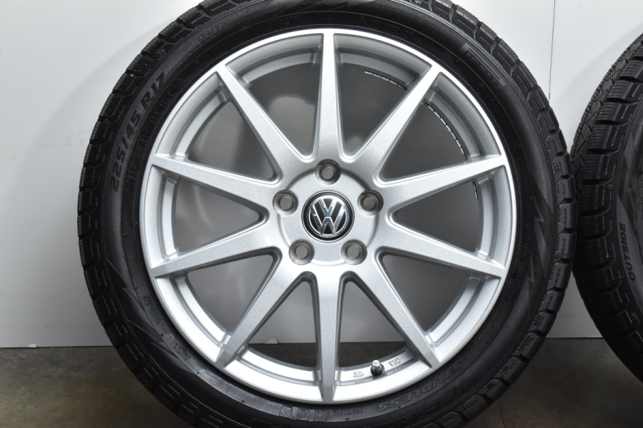 2021年製 バリ溝】BIASSO 17in 7J +50 PCD112 ピレリ アイス