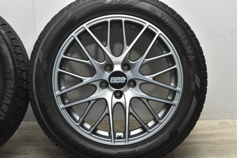 美品 バリ溝】BBS GERMANY CS 18in 7.5J +38 PCD114.3 アイスガード iG60 235/50R18 アルファード  ヴェルファイア エクストレイル 中古 スタッドレスタイヤホイールセット | パーツ販売ナンバーワン