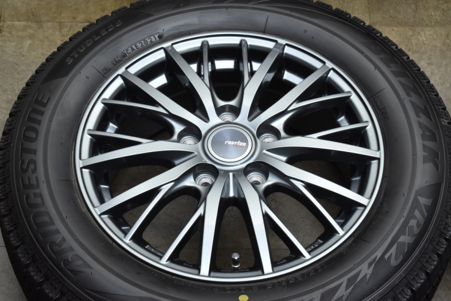 2021年製 バリ溝 美品】WEDS 15in 6J +53 PCD114.3 ブリヂストン