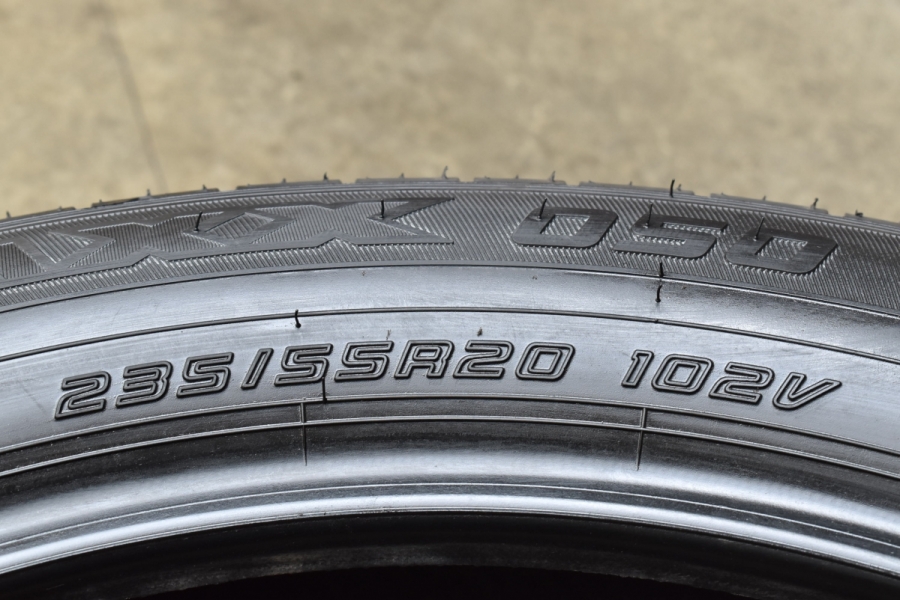 新車外し RX235/55R20　SPSPORT MAX050（2本毎の販売） 新車外し バリ溝 美品】レクサス RX Fスポーツ 純正 20in 8J +30