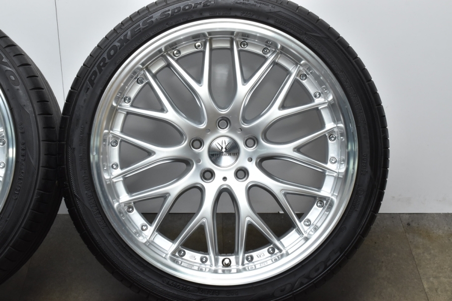 美品】ロクサーニ マルチフォルケッタ 19in 8J +38 9J +40 PCD114.3 トーヨー 235/40R19 265/35R19 レクサス  GS RC カムリ スカイライン 中古 タイヤホイールセット | パーツ販売ナンバーワン