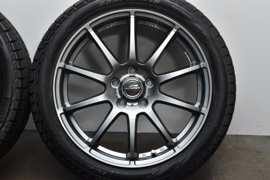美品 シュナイダー8J18+45 BS アイスパートナー2 225/45R18 美品 シュナイダー8J18+45 BS アイスパートナー2 225/45R18 美品
