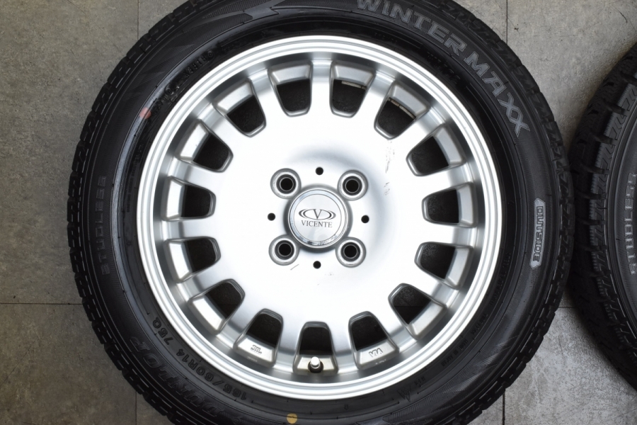 新古ダンロップタイヤホイールセット2025年製165/60R14エヴリィ