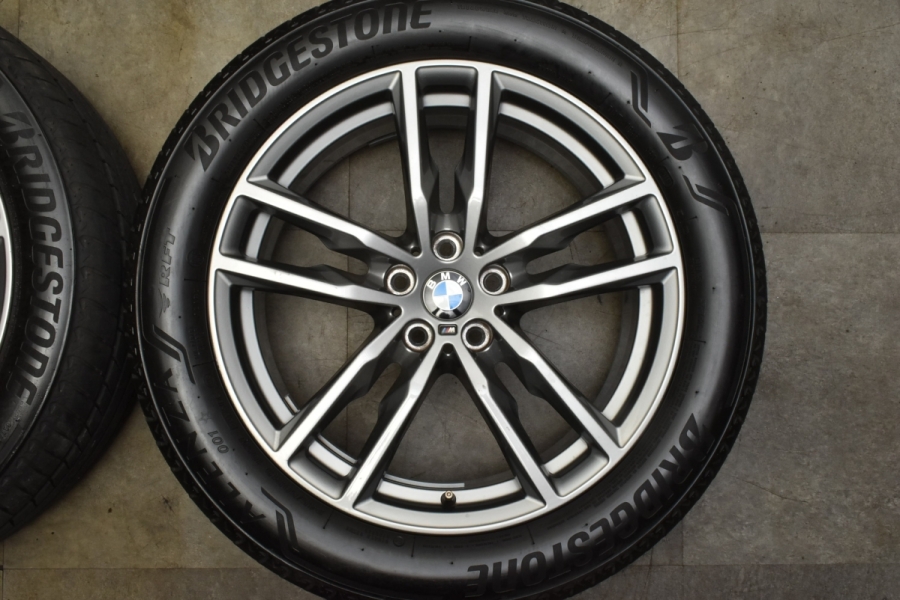 美品】BMW G01 X3 G02 X4 Mスポーツ 純正 ダブルスポーク698 19in 7.5J +32 ブリヂストン アレンザ001  245/50R19 承認 ランフラット ☆ 中古 タイヤホイールセット | パーツ販売ナンバーワン