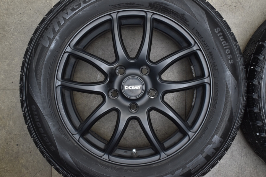 美品】DCENTI STW10 16in 6.5J +50 PCD114.3 NEXEN WINGUARD ICE 215 
