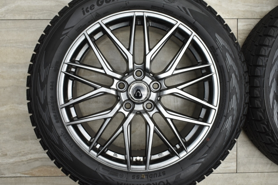 バリ溝 美品】Ace MS-02 18in 7.5J +45 PCD114.3 ヨコハマ バリ溝 美品】Ace MS-02 18in 7.5J +45 PCD114.3 ヨコハマ