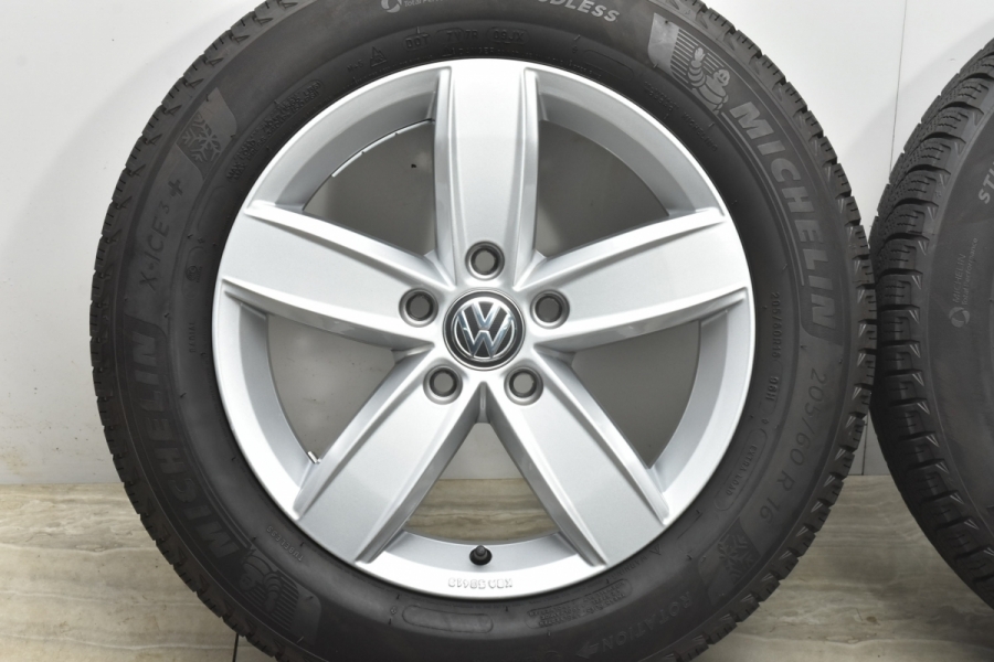 美品 バリ溝】フォルクスワーゲン トゥーラン 純正OP Corvara 16in 6.5