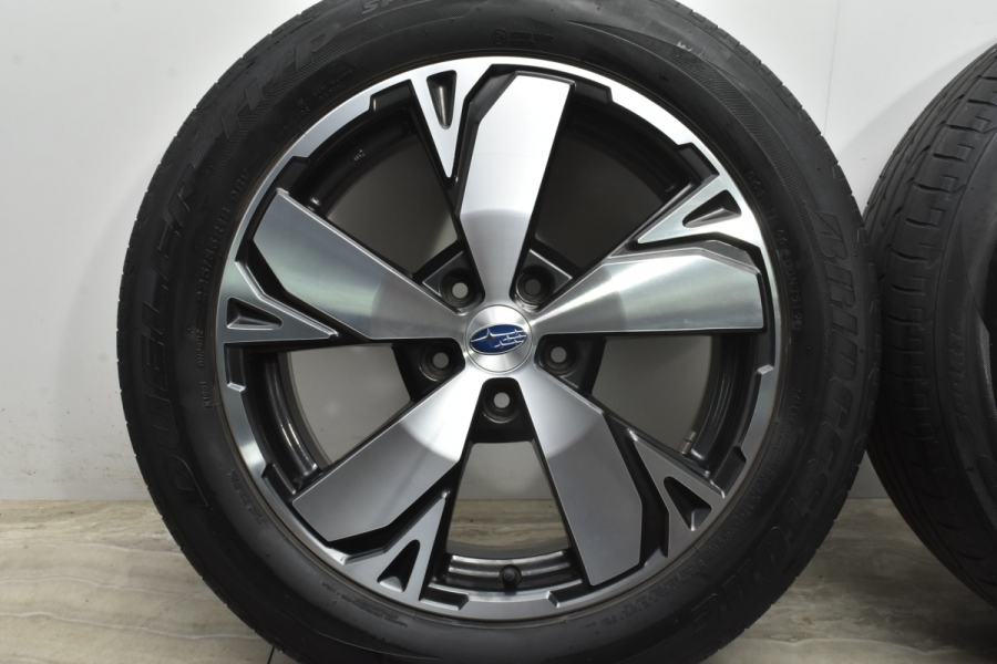 程度良好品】スバル SK フォレスター アドバンス 純正 18in 7J +48