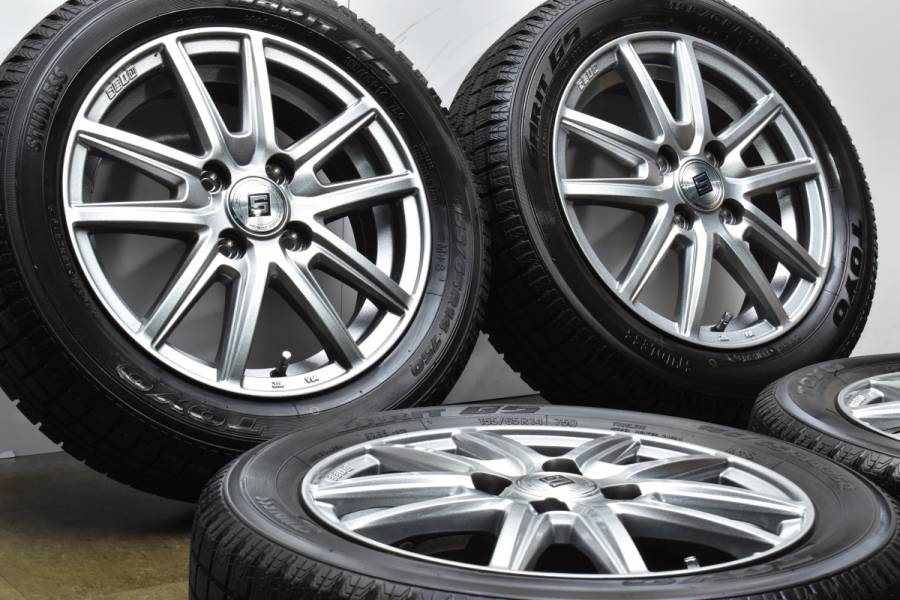 スタッドレスタイヤ 軽 2019製 ホイール付 TOYOタイヤ GARIT G5 155/65R 14