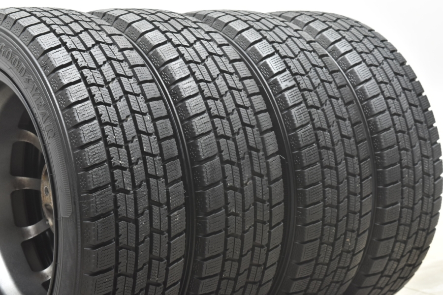バリ溝】クロススピード 15in 5.5J +43 PCD100 グッドイヤー