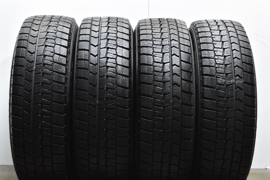 バリ溝 美品】SEIN 15in 5.5J+43 PCD100 ダンロップ ウィンター 