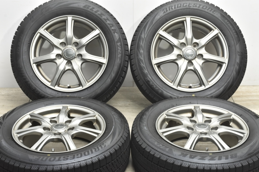 バリ溝 195/65R15 2020年製 VRX2 スタッドレス BS ブリヂストン 