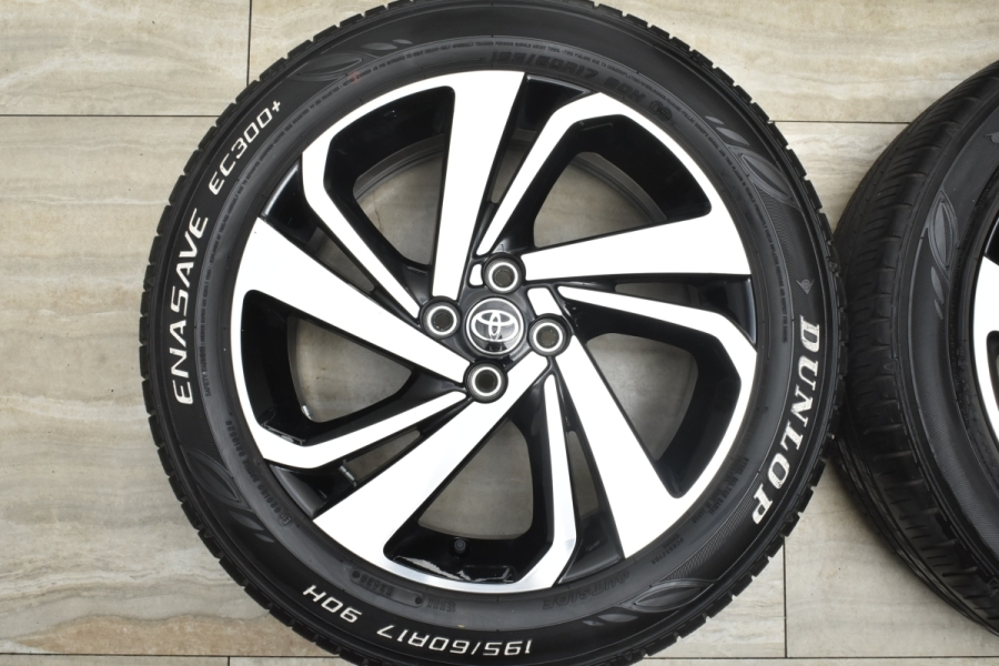 美品】トヨタ ライズ 純正 17in 6J +40 PCD100 ダンロップ