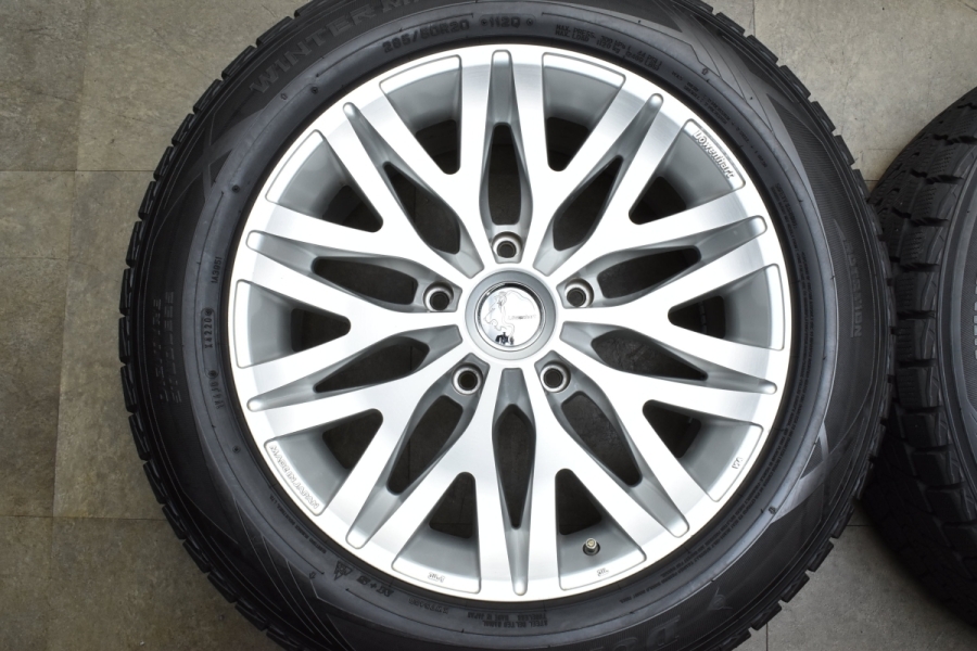 【バリ溝】レーベンハート Vellt 40 LCV 20in 9.5J +55 PCD150 ダンロップ ウィンターマックス SJ8  285/50R20 ランドクルーザー 150 200