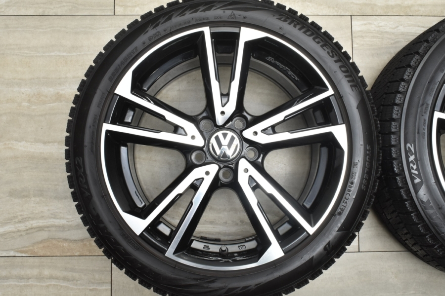 溝あり⭐︎215/50r17 ブリヂストン VRX2 パサート純正ホイール 良好品