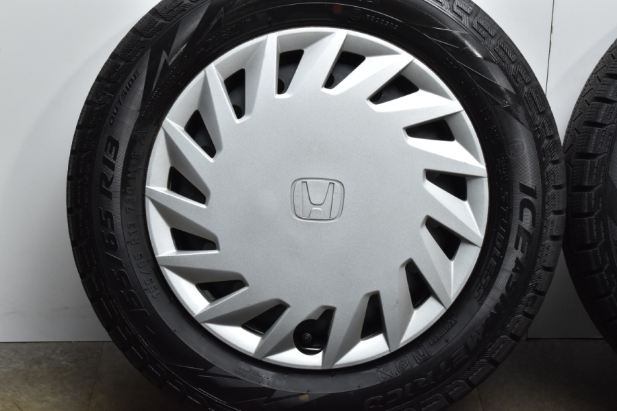 バリ溝】ホンダ ゼスト 純正 13in 4J +40 PCD100 ピレリ アイス 