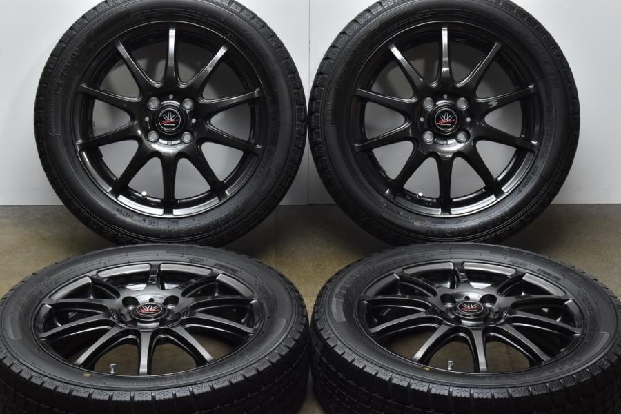 バリ溝！】165/60R15 スタッドレスタイヤ ホイールセット 2020年製