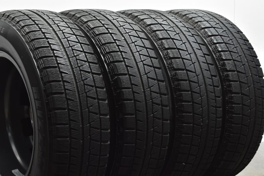 ブリヂストン　REVO　GZ　215/65R16　4本セット　№1164E　室内保管　スタッドレス　冬タイヤ　残溝90％ 215⁄65R16 ブリヂストン REVO GZ 2016年製 ４本セット