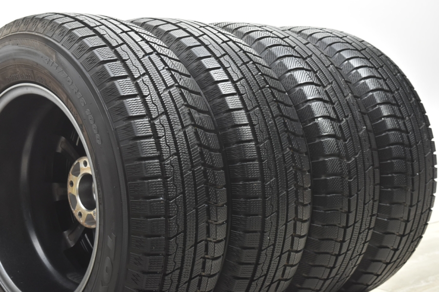 バリ溝】マナレイスポーツ 16in 6.5J+38 PCD114.3 トーヨー ウィンター