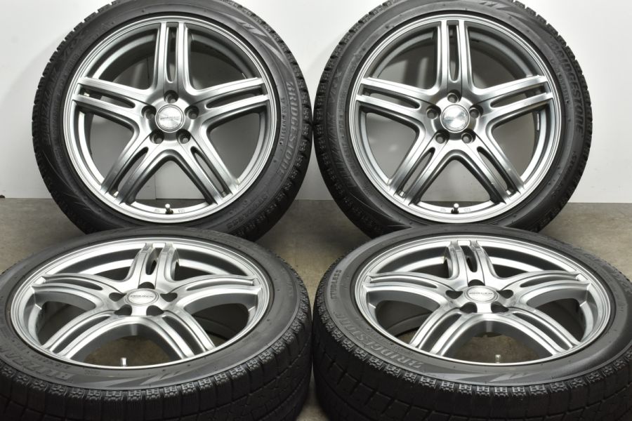 程度良好】WAREN 17in 7J +50 PCD100 ブリヂストン 215/45R17 プリウス カローラ ツーリング スポーツ インプレッサ  レガシィ 中古 スタッドレスタイヤホイールセット | パーツ販売ナンバーワン