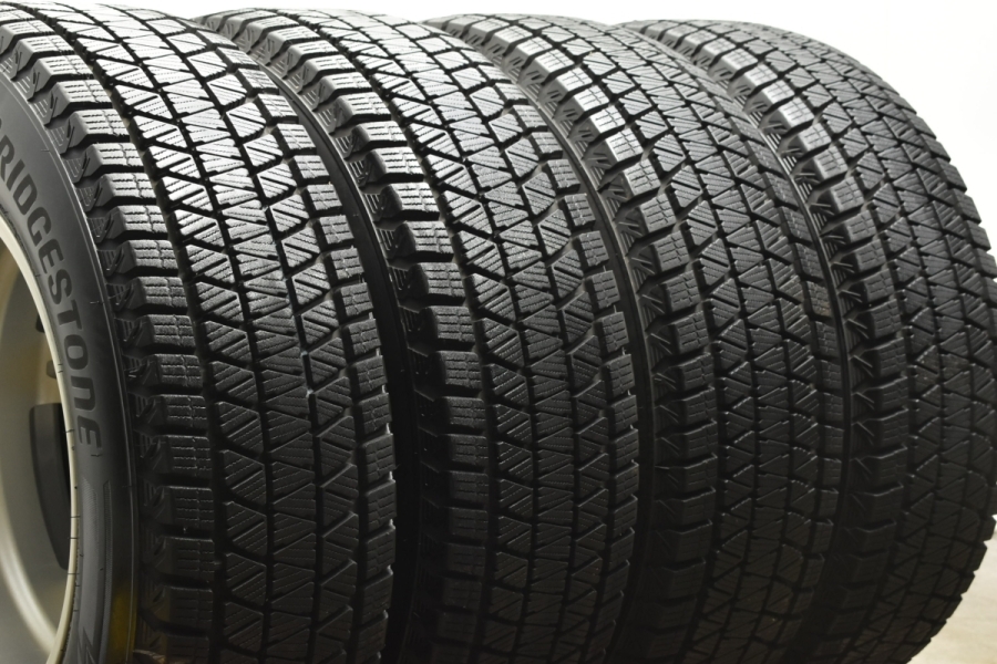 バリ溝】バルミナ 16in 6.5J +38 PCD114.3 ブリヂストン ブリザック DM