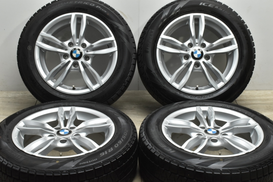 美品 バリ溝】BMW F30 3シリーズ 純正 サイズ MAK LUFT 16in 7J+34 PCD120 ピレリ アイスアシンメトリコPLUS  205/60R16 F31 ツーリング 中古 スタッドレスタイヤホイールセット | パーツ販売ナンバーワン