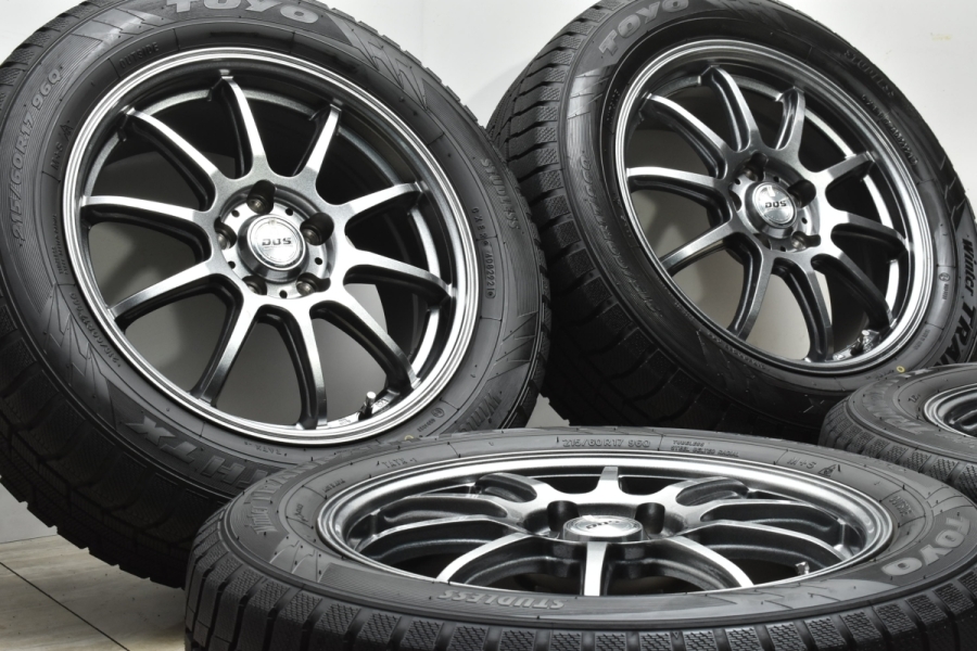 美品 バリ溝】DOS 17in 7J +48 PCD114.3 トーヨー ウィンタートランパス TX 215/60R17 C-HR カローラクロス  オデッセイ ヴェゼル CX-30 中古 スタッドレスタイヤホイールセット | パーツ販売ナンバーワン