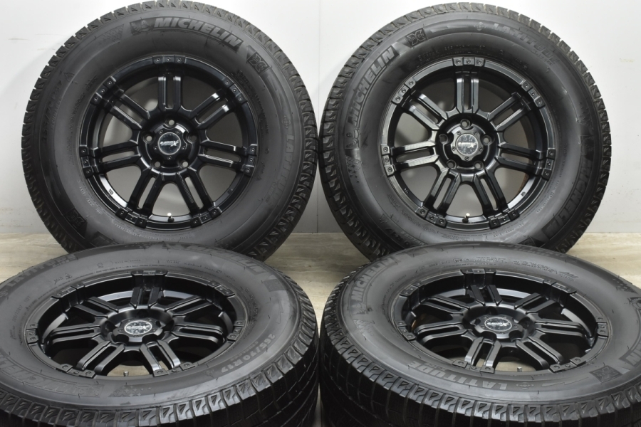 人気デザイン】B-MUD X 17in 7.5J +40 PCD127 ミシュラン ラティチュード X-ICE XI2 265/70R17 ジープ  JK JL ラングラー カスタム用に 中古 スタッドレスタイヤホイールセット | パーツ販売ナンバーワン