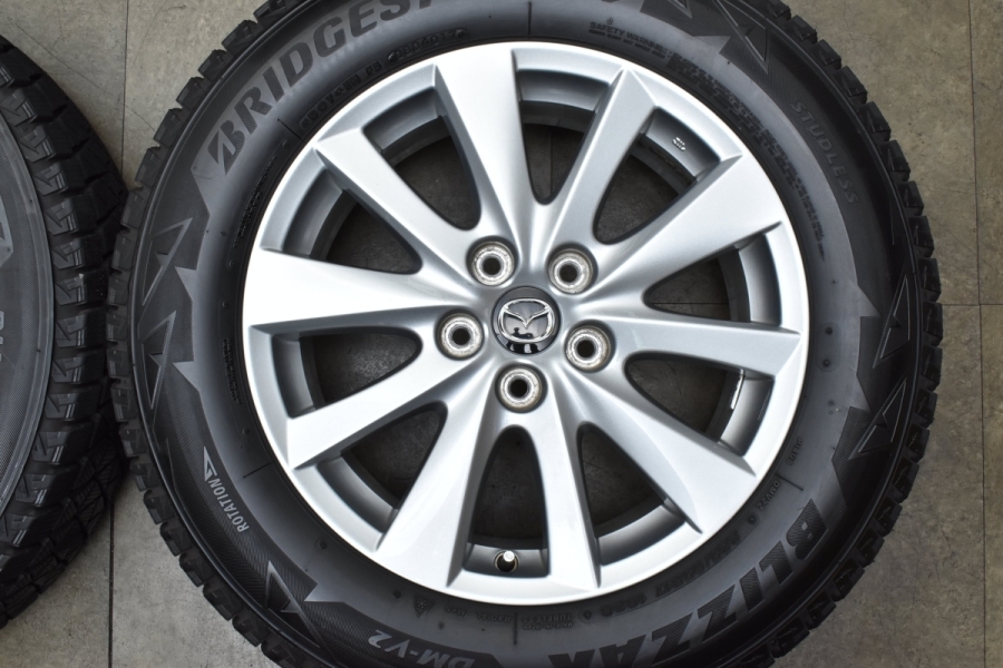 マツダ MAZDA CX-5純正ホイール付きタイヤ4本 BRIDGESTONE BLIZZAK DM