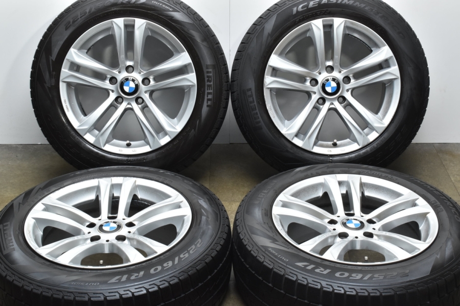 【BMW専用設計】MAK BIMMER ビマー 17in 8J +45 PCD120 ピレリ アイスアシンメトリコ 225/60R17 F25 X3  純正サイズ 車検用などに