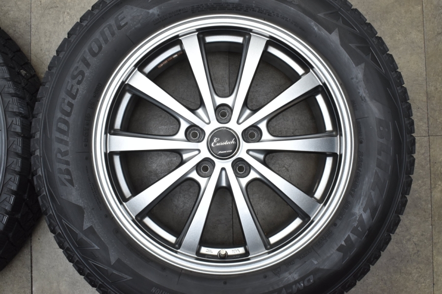 【送料無料】【Aクラス純正サイズ】ユーロテック 17in 7J +48 ブリヂストン ブリザック VRX2 225/45R17 ベンツ Bクラス CLA W176W246C117 ブリザック 新品プジョー リフター スタッドレスタイヤ ホイール4