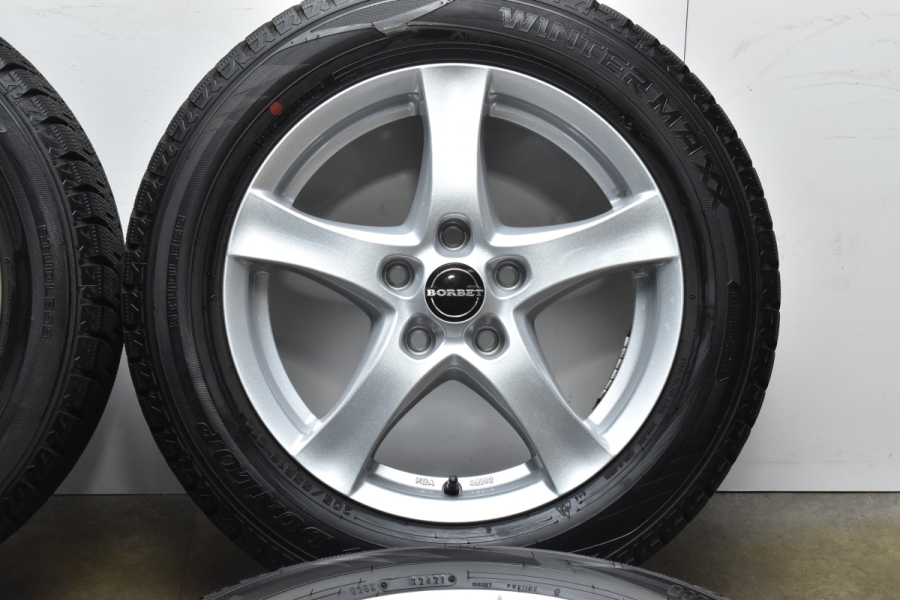 19 DUNLOP HOT 205/55R16 9.5分目 ベンツ スタッドレス