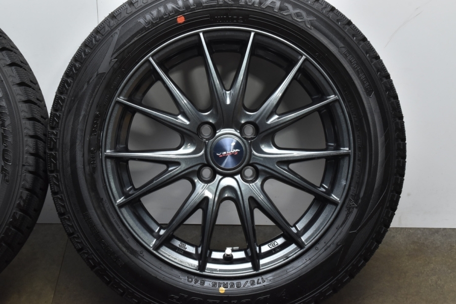 2021年製 バリ溝】VELVA SPORTII 15in 5.5J +42 PCD100 ダンロップ