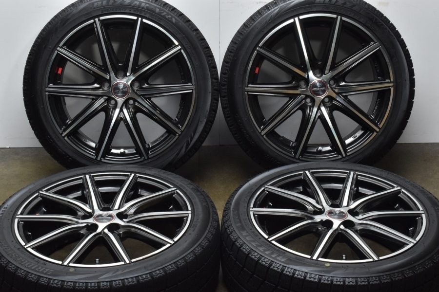 バリ溝】SMACK 17in 7J +48 PCD100 ブリヂストン ブリザック VRX 215/45R17 プリウス カローラツーリング スポーツ  86 インプレッサ BRZ 中古 スタッドレスタイヤホイールセット | パーツ販売ナンバーワン