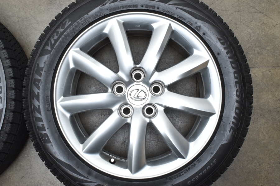 2021年製 バリ溝】レクサス LS 純正 18in 7.5J +32 PCD120