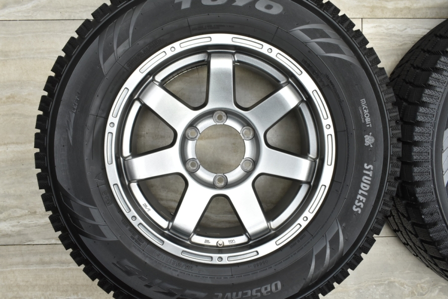 バリ溝 美品】マッドクロス MC-76 17in 7.5J +28 PCD139.7 トーヨー