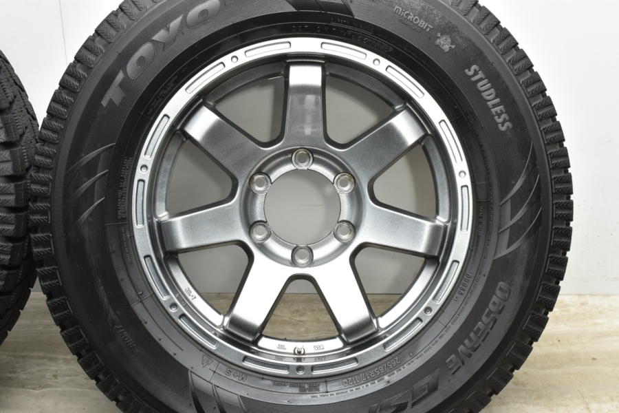 バリ溝 美品】マッドクロス MC-76 17in 7.5J +28 PCD139.7