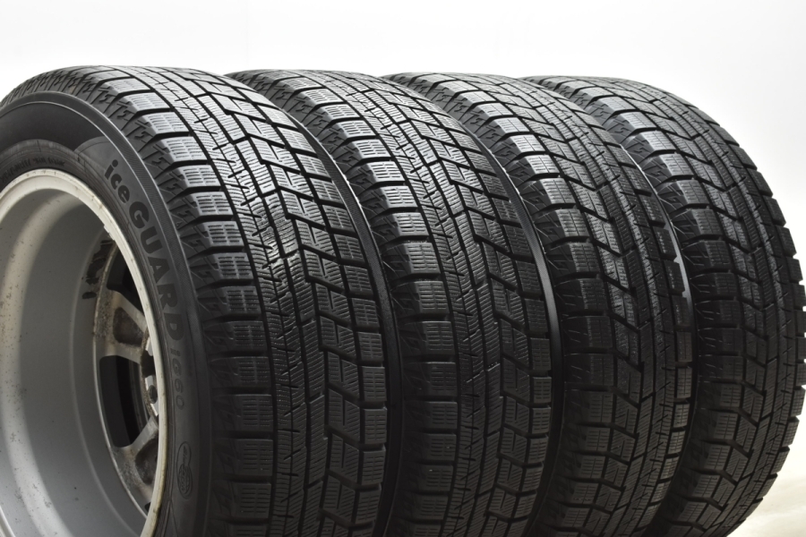 トヨタ純正 エスティマ 17インチ 215/60R17 ヨコハマIG60４本 2021年製 バリ溝】トヨタ エスティマ 純正 17in 7J +50 PCD114.3