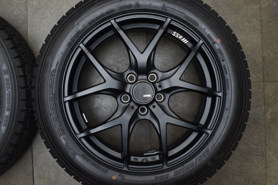 美品 バリ溝】SSR GTV03 18in 7.5J +43 PCD114.3 グッドイヤー アイスナビ SUV 225/55R18 エクストレイル アウトランダー  デリカD:5 中古 スタッドレスタイヤホイールセット | パーツ販売ナンバーワン