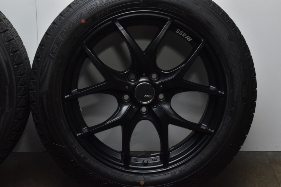 美品 バリ溝】SSR GTV03 18in 7.5J +43 PCD114.3 グッドイヤー アイス