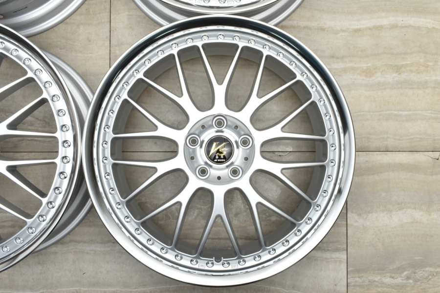 未使用品 美品】WORK VS XX 20in 7.5J +44 PCD114.3 Aディスク 4
