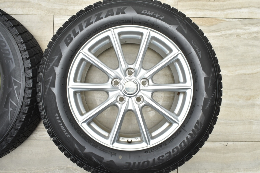 RAV4 ブリヂストン ブリザックDM-V2 225/65R17 17インチ6.5J +35 