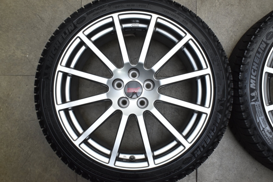 美品】スバル レガシィ STI 純正 18in 7.5J +55 PCD100 ミシュラン X-ICE XI3 235/40R18 B4 インプレッサ  WRX スタッドレス 中古 スタッドレスタイヤホイールセット | パーツ販売ナンバーワン