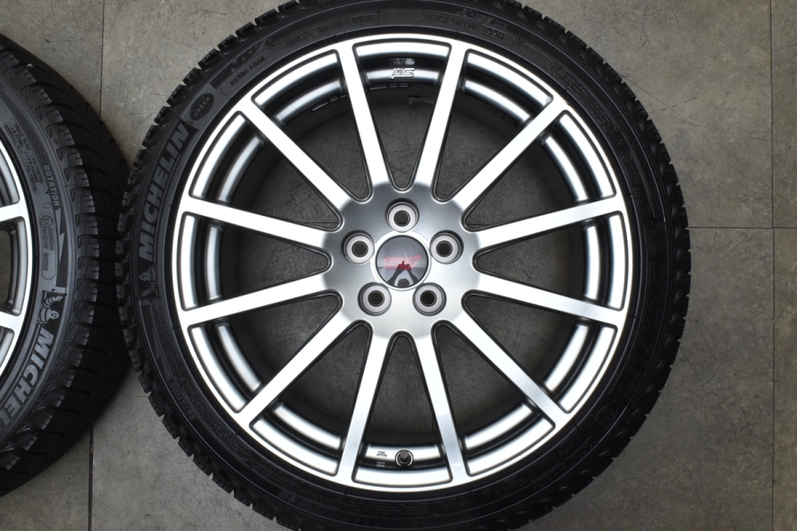 美品】スバル レガシィ STI 純正 18in 7.5J +55 PCD100 ミシュラン X-ICE XI3 235/40R18 B4 インプレッサ  WRX スタッドレス 中古 スタッドレスタイヤホイールセット | パーツ販売ナンバーワン