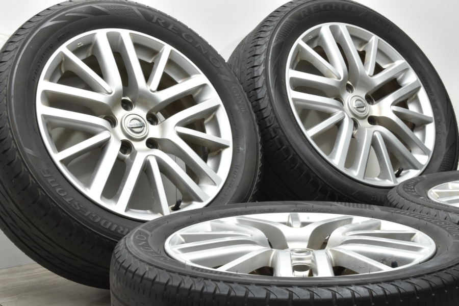 ○225/55R17 Y50 フーガ 日産純正ホイール 4本 バリ山 ⑤K-428 日産 フーガ