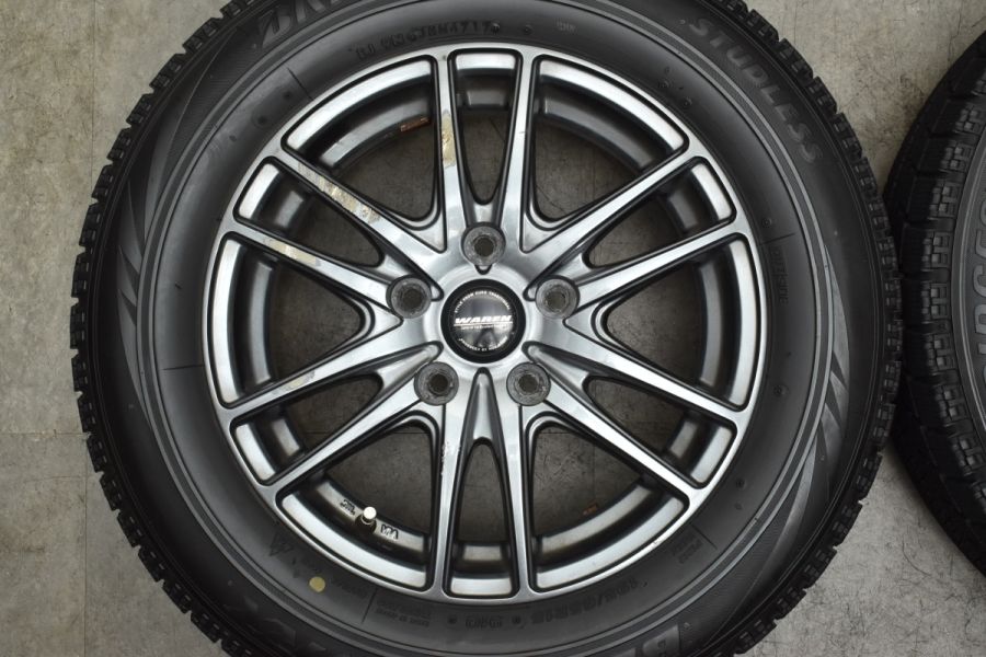 WAREN 15in 6J +53 PCD114.3 ブリジストン ブリザック VRX 195/65R15 ノア ヴォクシー ステップワゴン プレマシー