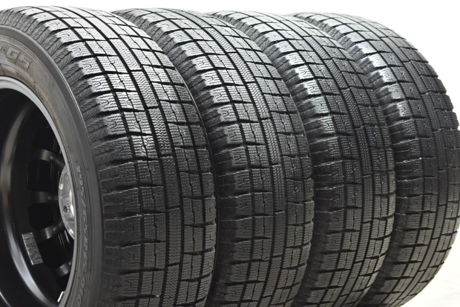 【美品 バリ溝】WEDS VELVA 15in 6J +46 PCD114.3 トーヨー ガリットG5 195/65R15 ノア ヴォクシー セレナ  リーフ ステップワゴン